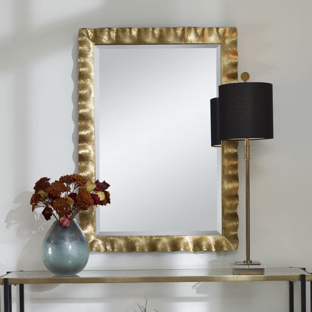 Amazon.com: Uttermost Haya Antiqued Gold Leaf 28 1/4